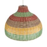 GLOBOSTAR® CABALLEROS 02054 Boho Κρεμαστό Φωτιστικό Οροφής με Ντουί 1 x E27 AC 220-240V IP20 - Πολύχρωμο - Μ70 x Π70 x Υ48cm - Image 7