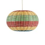 GLOBOSTAR® CABALLEROS 02055 Boho Κρεμαστό Φωτιστικό Οροφής με Ντουί 1 x E27 AC 220-240V IP20 - Πολύχρωμο - Μ40 x Π40 x Υ25cm - Image 5