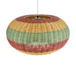 GLOBOSTAR® CABALLEROS 02056 Boho Κρεμαστό Φωτιστικό Οροφής με Ντουί 1 x E27 AC 220-240V IP20 - Πολύχρωμο - Μ70 x Π70 x Υ36cm - Image 7