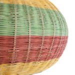 GLOBOSTAR® CABALLEROS 02056 Boho Κρεμαστό Φωτιστικό Οροφής με Ντουί 1 x E27 AC 220-240V IP20 - Πολύχρωμο - Μ70 x Π70 x Υ36cm - Image 8