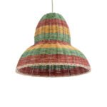 GLOBOSTAR® CABALLEROS 02057 Boho Κρεμαστό Φωτιστικό Οροφής με Ντουί 1 x E27 AC 220-240V IP20 - Πολύχρωμο - Μ40 x Π40 x Υ30cm - Image 2