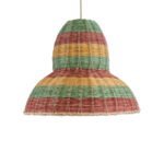 GLOBOSTAR® CABALLEROS 02057 Boho Κρεμαστό Φωτιστικό Οροφής με Ντουί 1 x E27 AC 220-240V IP20 - Πολύχρωμο - Μ40 x Π40 x Υ30cm - Image 5