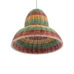 GLOBOSTAR® CABALLEROS 02057 Boho Κρεμαστό Φωτιστικό Οροφής με Ντουί 1 x E27 AC 220-240V IP20 - Πολύχρωμο - Μ40 x Π40 x Υ30cm - Image 6