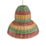 GLOBOSTAR® CABALLEROS 02057 Boho Κρεμαστό Φωτιστικό Οροφής με Ντουί 1 x E27 AC 220-240V IP20 - Πολύχρωμο - Μ40 x Π40 x Υ30cm - Image 7