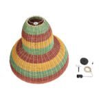 GLOBOSTAR® CABALLEROS 02058 Boho Κρεμαστό Φωτιστικό Οροφής με Ντουί 1 x E27 AC 220-240V IP20 - Πολύχρωμο - Μ70 x Π70 x Υ60cm - Image 10