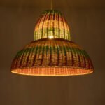 GLOBOSTAR® CABALLEROS 02058 Boho Κρεμαστό Φωτιστικό Οροφής με Ντουί 1 x E27 AC 220-240V IP20 - Πολύχρωμο - Μ70 x Π70 x Υ60cm - Image 3