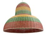 GLOBOSTAR® CABALLEROS 02059 Boho Κρεμαστό Φωτιστικό Οροφής με Ντουί 1 x E27 AC 220-240V IP20 - Πολύχρωμο - Μ100 x Π100 x Υ80cm - Image 2