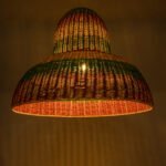 GLOBOSTAR® CABALLEROS 02059 Boho Κρεμαστό Φωτιστικό Οροφής με Ντουί 1 x E27 AC 220-240V IP20 - Πολύχρωμο - Μ100 x Π100 x Υ80cm - Image 3