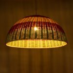 GLOBOSTAR® CABALLEROS 02061 Boho Κρεμαστό Φωτιστικό Οροφής με Ντουί 1 x E27 AC 220-240V IP20 - Πολύχρωμο - Μ70 x Π70 x Υ34cm - Image 3