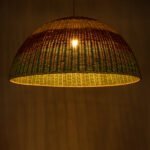 GLOBOSTAR® CABALLEROS 02062 Boho Κρεμαστό Φωτιστικό Οροφής με Ντουί 1 x E27 AC 220-240V IP20 - Πολύχρωμο - Μ100 x Π100 x Υ53cm - Image 3