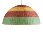 GLOBOSTAR® CABALLEROS 02062 Boho Κρεμαστό Φωτιστικό Οροφής με Ντουί 1 x E27 AC 220-240V IP20 - Πολύχρωμο - Μ100 x Π100 x Υ53cm - Image 5