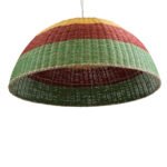 GLOBOSTAR® CABALLEROS 02062 Boho Κρεμαστό Φωτιστικό Οροφής με Ντουί 1 x E27 AC 220-240V IP20 - Πολύχρωμο - Μ100 x Π100 x Υ53cm - Image 6