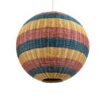 GLOBOSTAR® CABALLEROS 02063 Boho Κρεμαστό Φωτιστικό Οροφής με Ντουί 1 x E27 AC 220-240V IP20 - Πολύχρωμο - Μ70 x Π70 x Υ70cm - Image 6