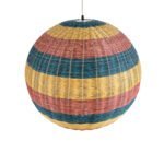 GLOBOSTAR® CABALLEROS 02063 Boho Κρεμαστό Φωτιστικό Οροφής με Ντουί 1 x E27 AC 220-240V IP20 - Πολύχρωμο - Μ70 x Π70 x Υ70cm - Image 7