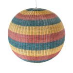 GLOBOSTAR® CABALLEROS 02064 Boho Κρεμαστό Φωτιστικό Οροφής με Ντουί 1 x E27 AC 220-240V IP20 - Πολύχρωμο - Μ100 x Π100 x Υ100cm - Image 7