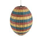 GLOBOSTAR® CABALLEROS 02065 Boho Κρεμαστό Φωτιστικό Οροφής με Ντουί 1 x E27 AC 220-240V IP20 - Πολύχρωμο - Μ40 x Π40 x Υ50cm - Image 7