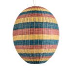 GLOBOSTAR® CABALLEROS 02066 Boho Κρεμαστό Φωτιστικό Οροφής με Ντουί 1 x E27 AC 220-240V IP20 - Πολύχρωμο - Μ70 x Π70 x Υ80cm - Image 5