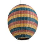 GLOBOSTAR® CABALLEROS 02066 Boho Κρεμαστό Φωτιστικό Οροφής με Ντουί 1 x E27 AC 220-240V IP20 - Πολύχρωμο - Μ70 x Π70 x Υ80cm - Image 6