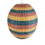 GLOBOSTAR® CABALLEROS 02066 Boho Κρεμαστό Φωτιστικό Οροφής με Ντουί 1 x E27 AC 220-240V IP20 - Πολύχρωμο - Μ70 x Π70 x Υ80cm - Image 7