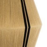 GLOBOSTAR® SALERNO 02077 Boho Κρεμαστό Φωτιστικό Οροφής με Ντουί 1 x E27 AC 220-240V IP20 - Μπεζ & Μαύρο - Μ50 x Π50 x Υ80cm - Image 8