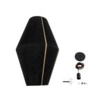 GLOBOSTAR® SALERNO 02078 Boho Κρεμαστό Φωτιστικό Οροφής με Ντουί 1 x E27 AC 220-240V IP20 - Μαύρο & Μπεζ - Μ50 x Π50 x Υ80cm - Image 10