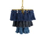 GLOBOSTAR® MISSOULA 02085 Boho Κρεμαστό Φωτιστικό Οροφής με Ντουί 1 x E27 AC 220-240V IP20 - Πολύχρωμο - Μ30 x Π30 x Υ40cm - Image 5