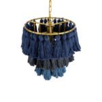 GLOBOSTAR® MISSOULA 02085 Boho Κρεμαστό Φωτιστικό Οροφής με Ντουί 1 x E27 AC 220-240V IP20 - Πολύχρωμο - Μ30 x Π30 x Υ40cm - Image 7