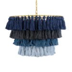 GLOBOSTAR® MISSOULA 02089 Boho Κρεμαστό Φωτιστικό Οροφής με Ντουί 1 x E27 AC 220-240V IP20 - Πολύχρωμο - Μ60 x Π60 x Υ40cm - Image 5