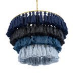 GLOBOSTAR® MISSOULA 02089 Boho Κρεμαστό Φωτιστικό Οροφής με Ντουί 1 x E27 AC 220-240V IP20 - Πολύχρωμο - Μ60 x Π60 x Υ40cm - Image 6