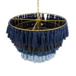 GLOBOSTAR® MISSOULA 02089 Boho Κρεμαστό Φωτιστικό Οροφής με Ντουί 1 x E27 AC 220-240V IP20 - Πολύχρωμο - Μ60 x Π60 x Υ40cm - Image 7