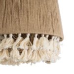 GLOBOSTAR® PUERTORICO 02092 Boho Κρεμαστό Φωτιστικό Οροφής με Ντουί 1 x E27 AC 220-240V IP20 - Μπεζ & Λευκό - Μ40 x Π40 x Υ45cm - Image 7