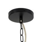 GLOBOSTAR® PUERTORICO 02093 Boho Κρεμαστό Φωτιστικό Οροφής με Ντουί 3 x E27 AC 220-240V IP20 - Μπεζ - Μ80 x Π80 x Υ80cm - Image 10