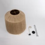 GLOBOSTAR® PUERTORICO 02093 Boho Κρεμαστό Φωτιστικό Οροφής με Ντουί 3 x E27 AC 220-240V IP20 - Μπεζ - Μ80 x Π80 x Υ80cm - Image 11