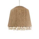 GLOBOSTAR® PUERTORICO 02093 Boho Κρεμαστό Φωτιστικό Οροφής με Ντουί 3 x E27 AC 220-240V IP20 - Μπεζ - Μ80 x Π80 x Υ80cm - Image 5