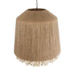 GLOBOSTAR® PUERTORICO 02093 Boho Κρεμαστό Φωτιστικό Οροφής με Ντουί 3 x E27 AC 220-240V IP20 - Μπεζ - Μ80 x Π80 x Υ80cm - Image 7