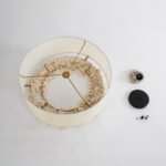 GLOBOSTAR® GINGER 02100 Boho Κρεμαστό Φωτιστικό Οροφής με Ντουί 1 x E27 AC 220-240V IP20 - Μπεζ & Λευκό - Μ50 x Π50 x Υ25cm - Image 10