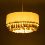 GLOBOSTAR® GINGER 02100 Boho Κρεμαστό Φωτιστικό Οροφής με Ντουί 1 x E27 AC 220-240V IP20 - Μπεζ & Λευκό - Μ50 x Π50 x Υ25cm - Image 3