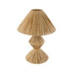 GLOBOSTAR® LUANA 02107 Boho Επιτραπέζιο Φωτιστικό Πορτατίφ με Ντουί 1 x E27 AC 220-240V IP20 - Μπεζ - Μ40 x Π40 x Υ50cm - Image 2