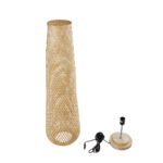 GLOBOSTAR® MAMIZU 02109 Boho Επιδαπέδιο Φωτιστικό με Ντουί 1 x E27 AC 220-240V IP20 - Μπεζ - Μ28 x Π28 x Υ93cm - Image 9