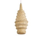 GLOBOSTAR® MAUI 02114 Boho Κρεμαστό Φωτιστικό Οροφής με Ντουί 1 x E27 AC 220-240V IP20 - Μπεζ - Μ30 x Π30 x Y77cm - Image 2