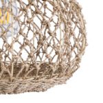 GLOBOSTAR® ECUADOR 02115 Boho Κρεμαστό Φωτιστικό Οροφής με Ντουί 1 x E27 AC 220-240V IP20 - Μπεζ - Μ35 x Π35 x Υ28cm - Image 8