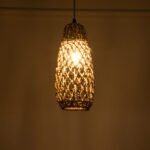 GLOBOSTAR® ECUADOR 02119 Boho Κρεμαστό Φωτιστικό Οροφής με Ντουί 1 x E27 AC 220-240V IP20 - Μπεζ - Μ15 x Π15 x Υ35cm - Image 3