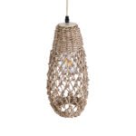 GLOBOSTAR® ECUADOR 02119 Boho Κρεμαστό Φωτιστικό Οροφής με Ντουί 1 x E27 AC 220-240V IP20 - Μπεζ - Μ15 x Π15 x Υ35cm - Image 7