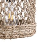 GLOBOSTAR® ECUADOR 02120 Boho Κρεμαστό Φωτιστικό Οροφής με Ντουί 1 x E27 AC 220-240V IP20 - Μπεζ - Μ20 x Π20 x Υ20cm - Image 8