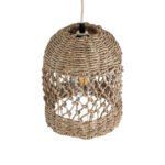 GLOBOSTAR® ECUADOR 02121 Boho Κρεμαστό Φωτιστικό Οροφής με Ντουί 1 x E27 AC 220-240V IP20 - Μπεζ - Μ20 x Π20 x Υ25cm - Image 7