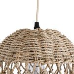 GLOBOSTAR® ECUADOR 02121 Boho Κρεμαστό Φωτιστικό Οροφής με Ντουί 1 x E27 AC 220-240V IP20 - Μπεζ - Μ20 x Π20 x Υ25cm - Image 8