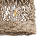 GLOBOSTAR® ECUADOR 02121 Boho Κρεμαστό Φωτιστικό Οροφής με Ντουί 1 x E27 AC 220-240V IP20 - Μπεζ - Μ20 x Π20 x Υ25cm - Image 9