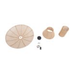 GLOBOSTAR® ZORA 02139 Boho Κρεμαστό Φωτιστικό Οροφής με Ντουί 1 x E27 AC 220-240V IP20 - Μπεζ - Μ80 x Π80 x Υ32cm - Image 10