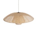 GLOBOSTAR® ZORA 02139 Boho Κρεμαστό Φωτιστικό Οροφής με Ντουί 1 x E27 AC 220-240V IP20 - Μπεζ - Μ80 x Π80 x Υ32cm - Image 7