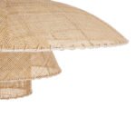 GLOBOSTAR® ZORA 02139 Boho Κρεμαστό Φωτιστικό Οροφής με Ντουί 1 x E27 AC 220-240V IP20 - Μπεζ - Μ80 x Π80 x Υ32cm - Image 8